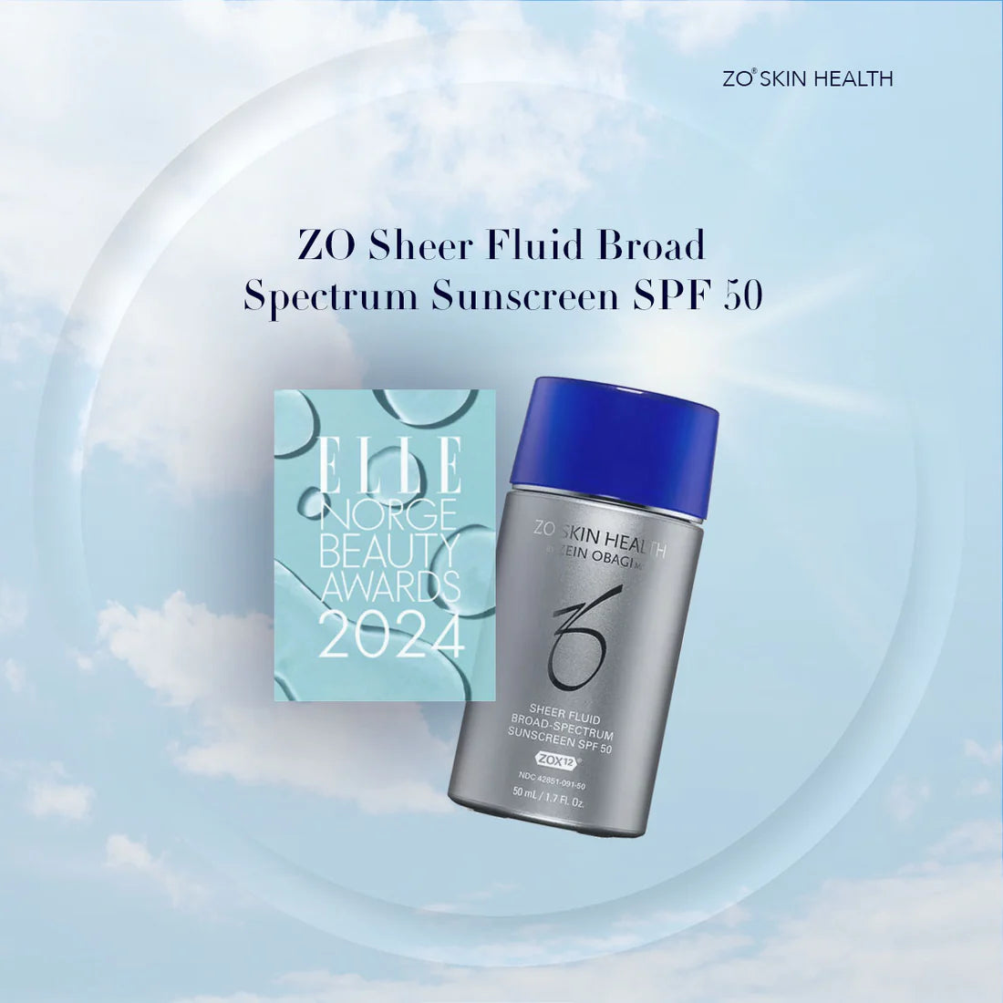 ZO Skin Health Sheer Fluid Broad-Spectrum SPF 50 45ml