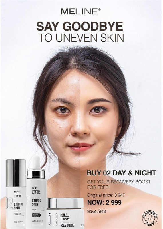 MeLine Caucasian Skin kampanje - Bekjemp uønskede solskader