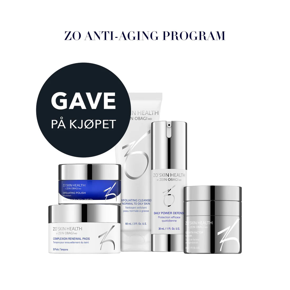 ZO Skin Health Anti-Aging Program + gave på kjøpet