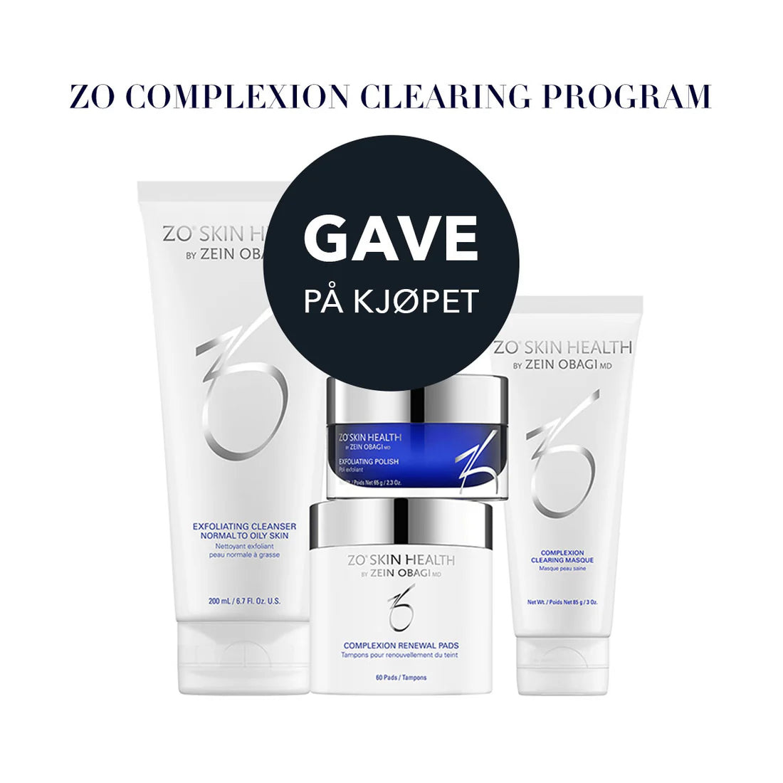 ZO Skin Health Complexion Clearing Program + gave på kjøpet