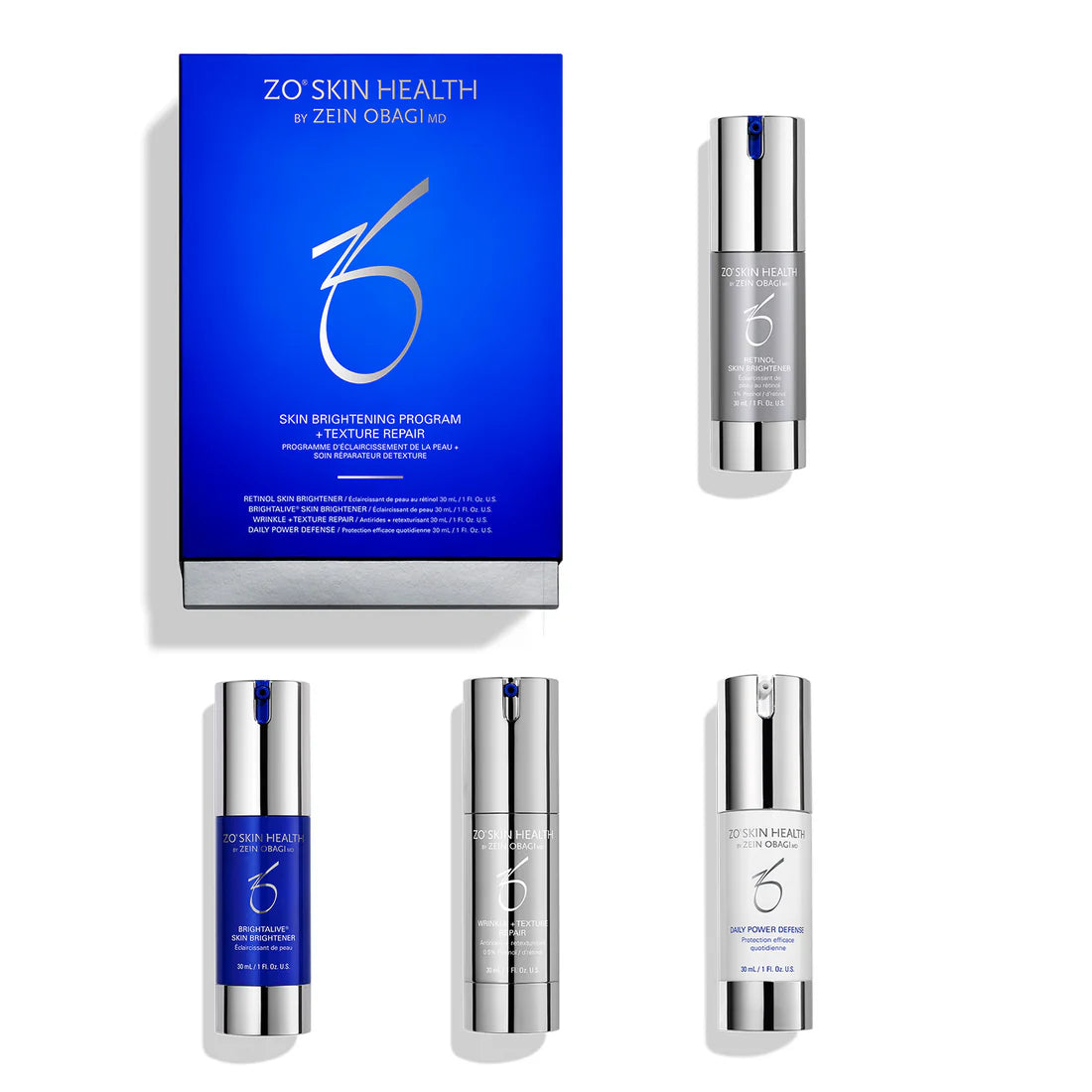 ZO Skin Health Skin Brightening Program + Texture
