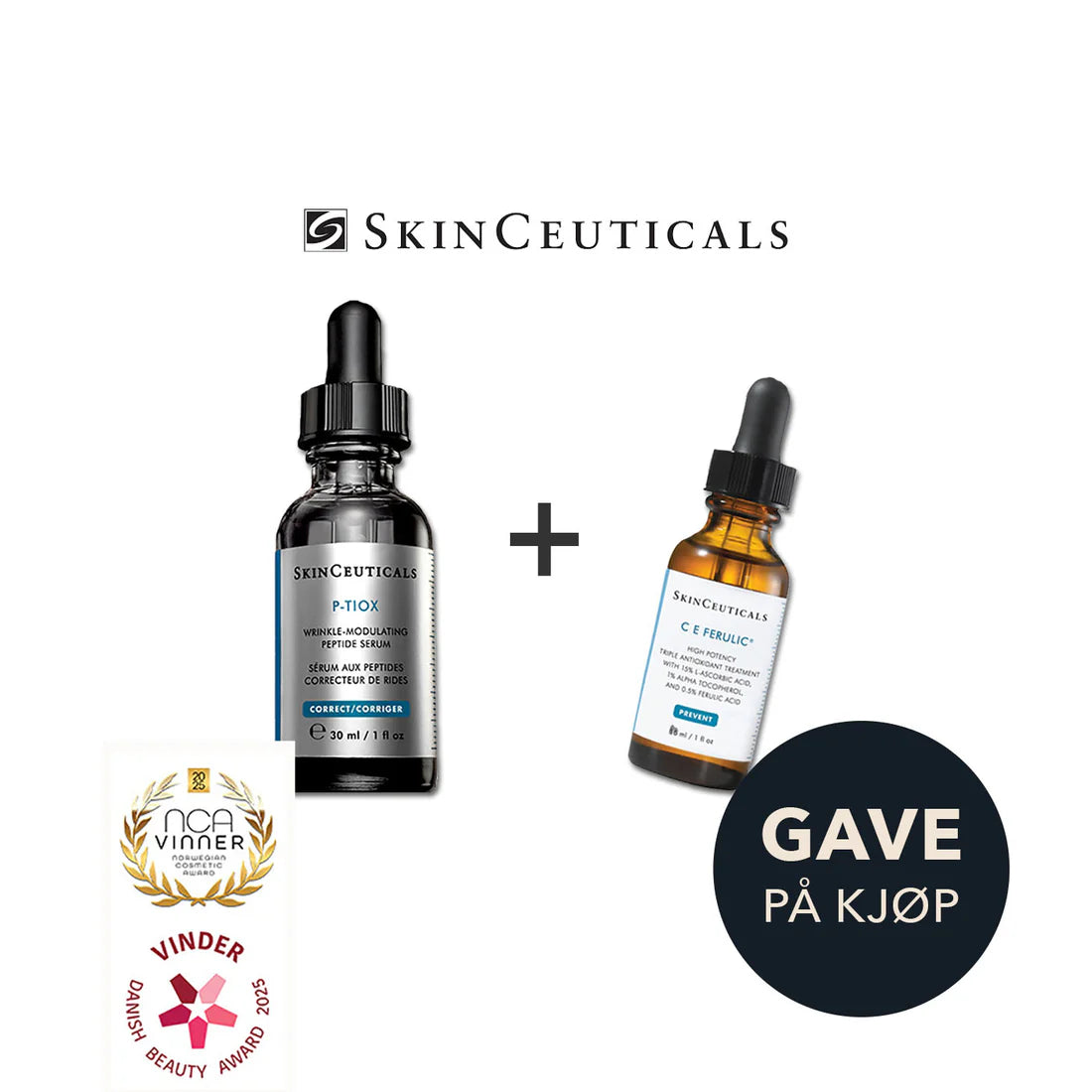 SkinCeuticals kampanje - kjøp P-Tiox serum få C E Ferulic i gave